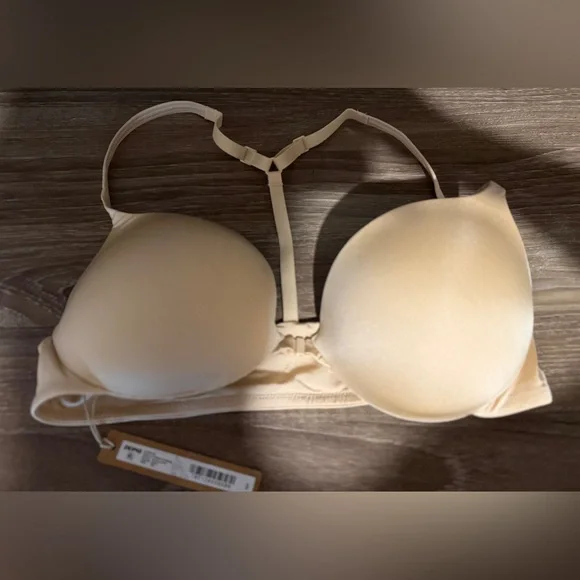 SKIMS Ultimate Push-Up Front Closure Bra Sand Nude Size 36B NWT - Picture 7 of 11